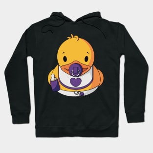 Baby Rubber Duck - Purple Hoodie